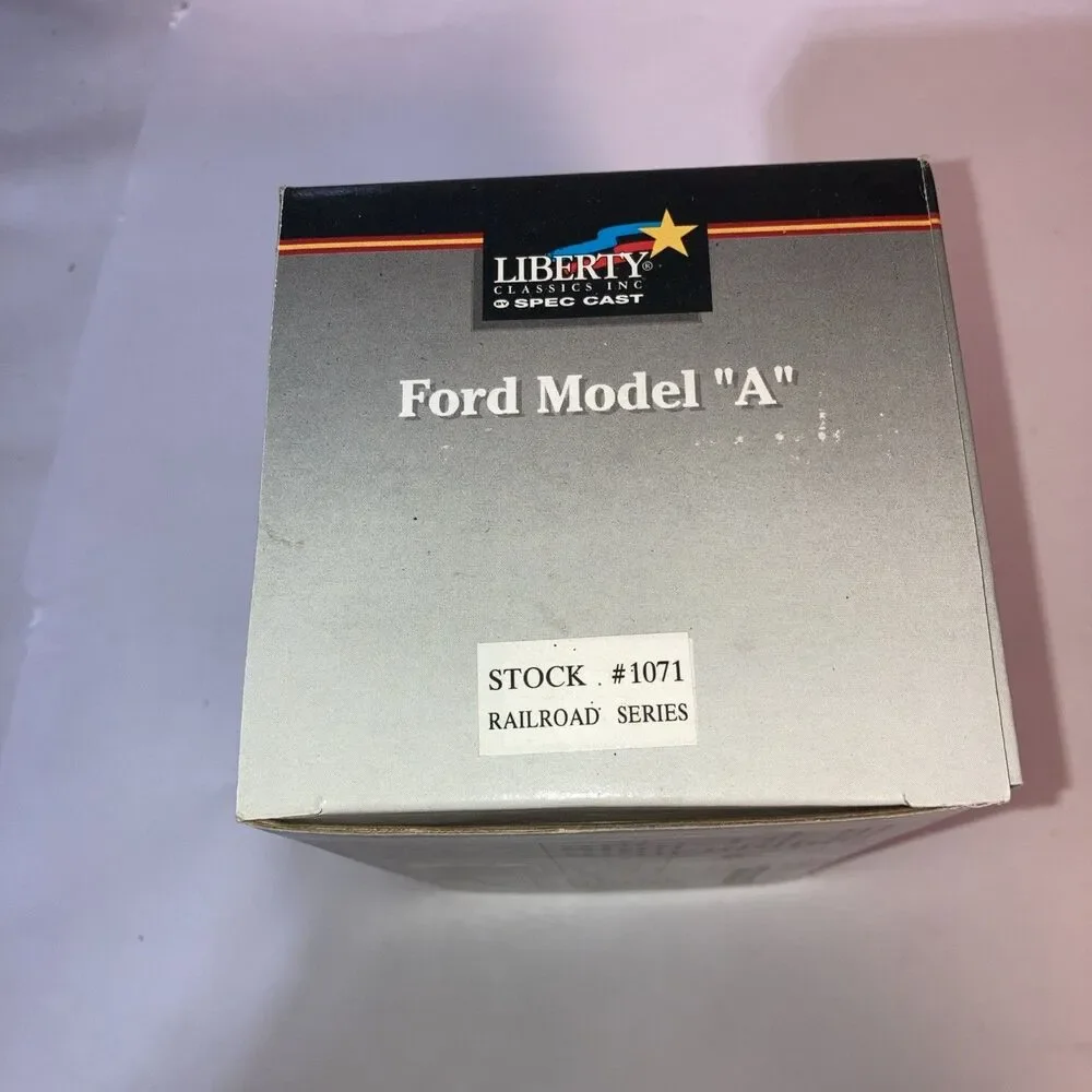 Liberty Classics Ford Model A Railroad Series Rock Island Diecast Bank ~ #1071